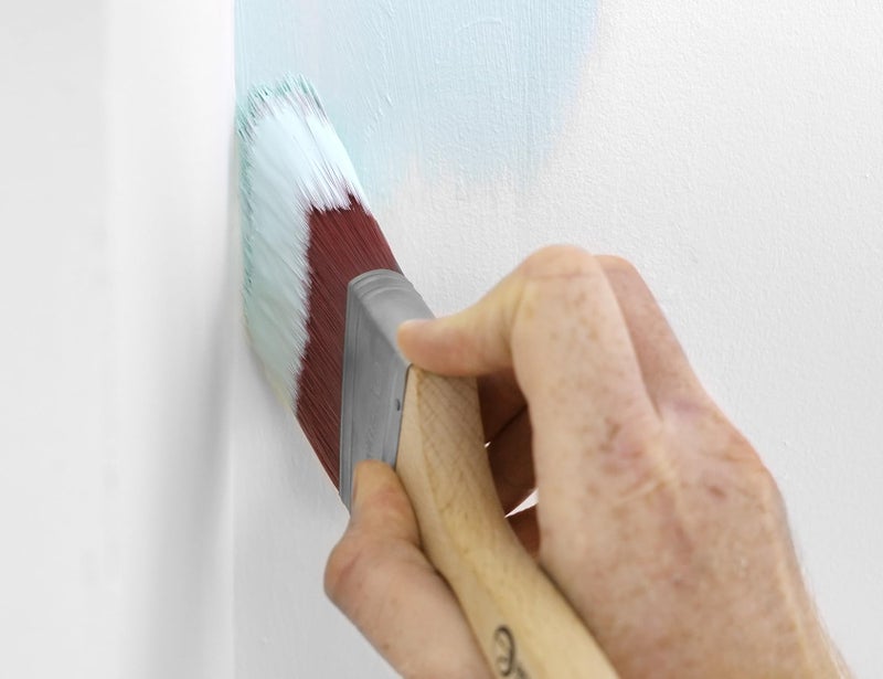 ROLLINGDOG 2.5 inch Angular Paint Brush for Walls with Machine Roughed Fine Edging Filaments,Great for Cutting in and Trim - Image 5